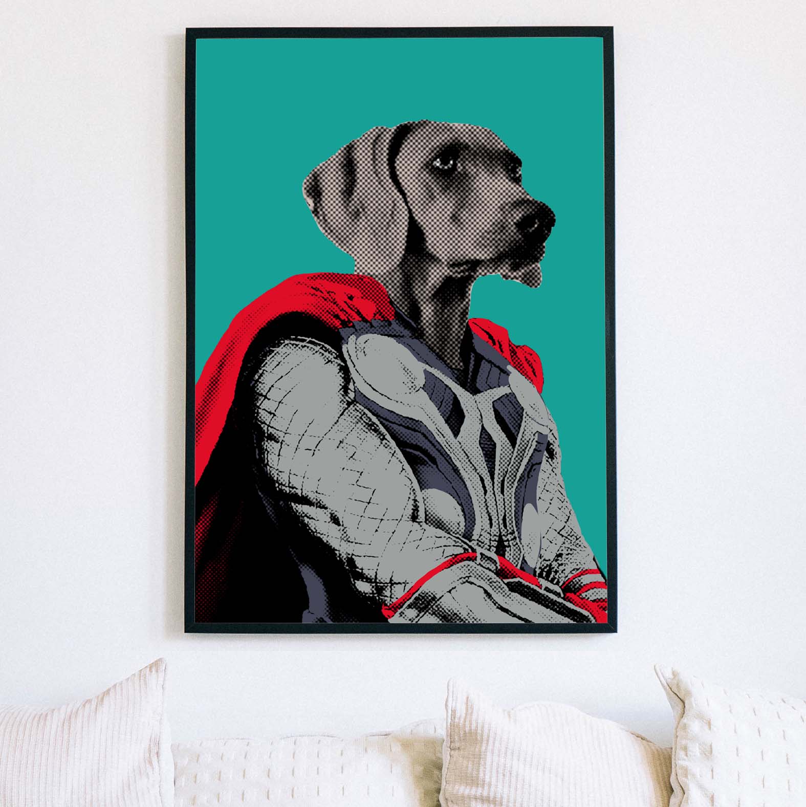 Custom Pet Portrait - Pop Art Thor
