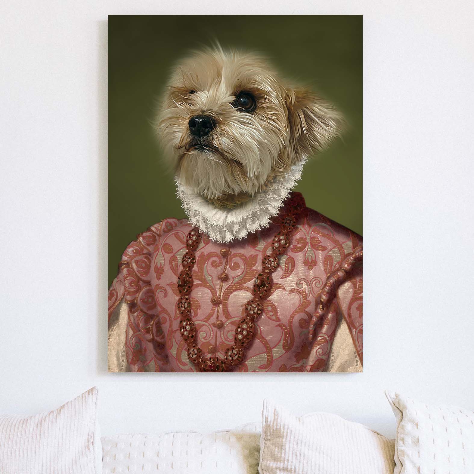 Custom Pet Portrait - Renaissance The Duchess