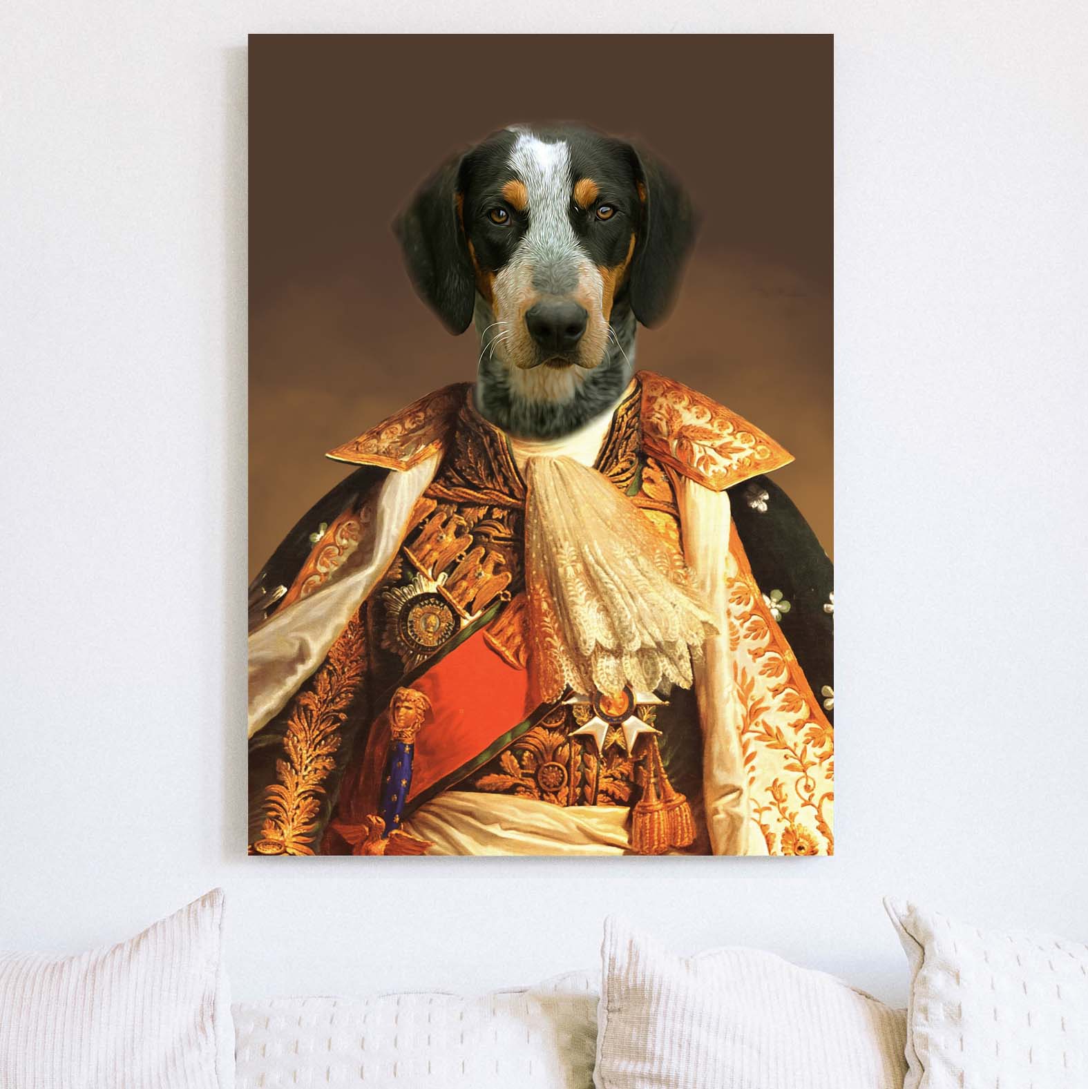 Custom Pet Portrait - Renaissance The Duke